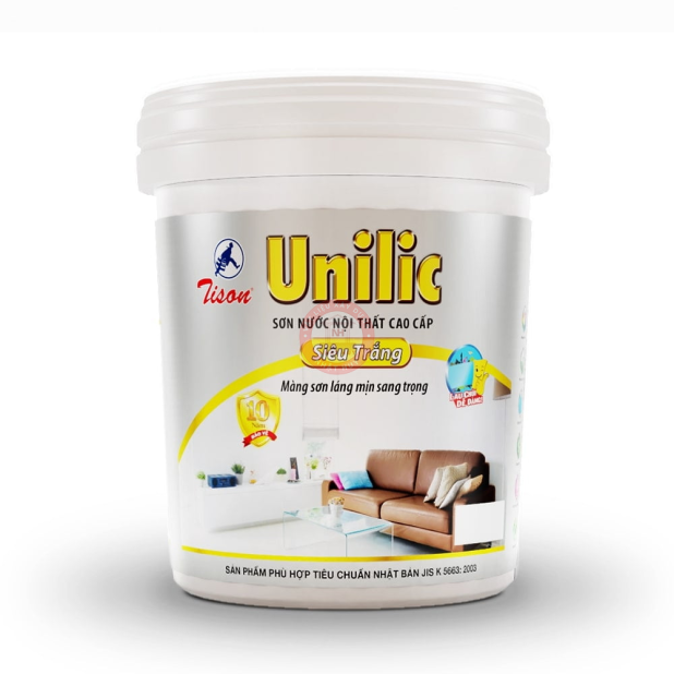 SƠN NỘI THẤT UNILIC SIÊU TRẮNG